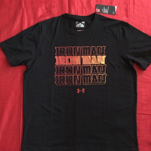 SOLD - Iron Man Under Armor T-Shirt Large (BNWT) - Picture 6 of 10